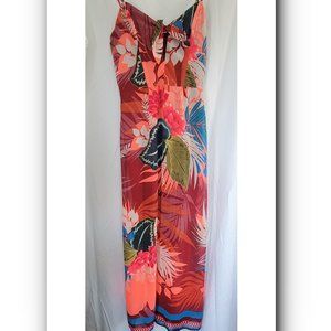 Express Tropical Maxi Dress Size XS